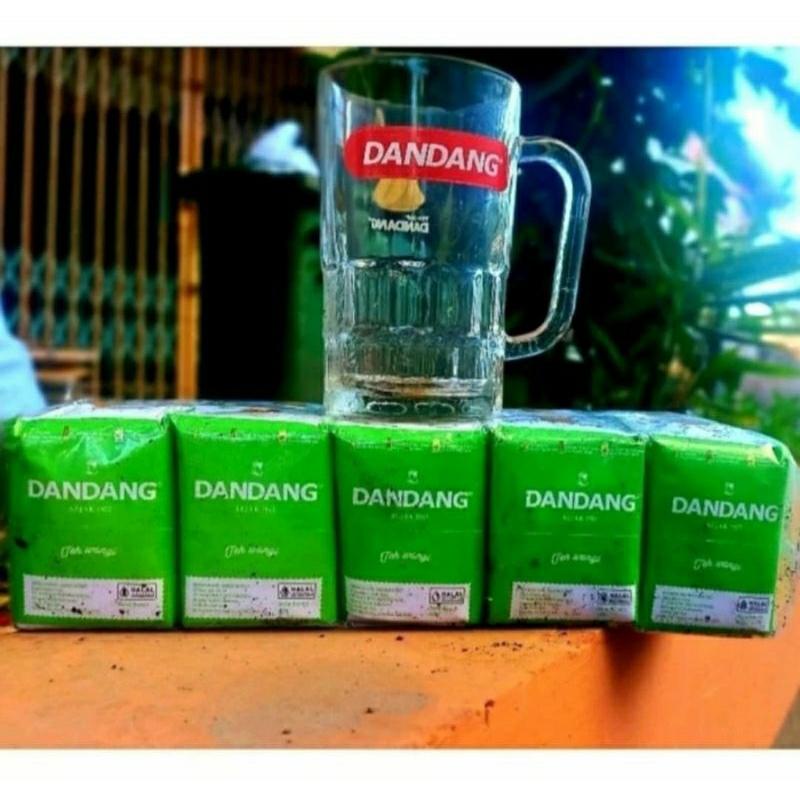 

Teh tubruk Cap Dandang Hijau, 1 Pack atau 10x40 gram, Aroma wangi melati GRATIS GELAS