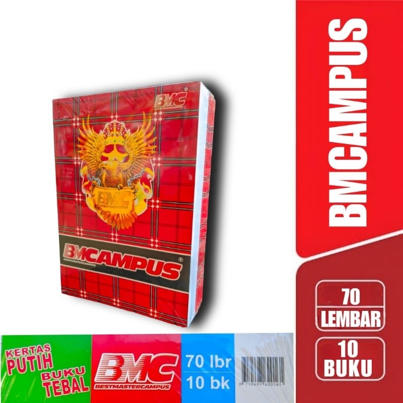 

BUKU TULIS BMCAMPUS 70 LEMBAR / 10 BUKU