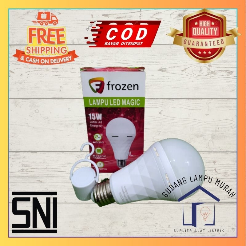 Led Emergency Frozen 15 Watt Led Emergency Murah Lampu Portable Lampu Darurat Murah