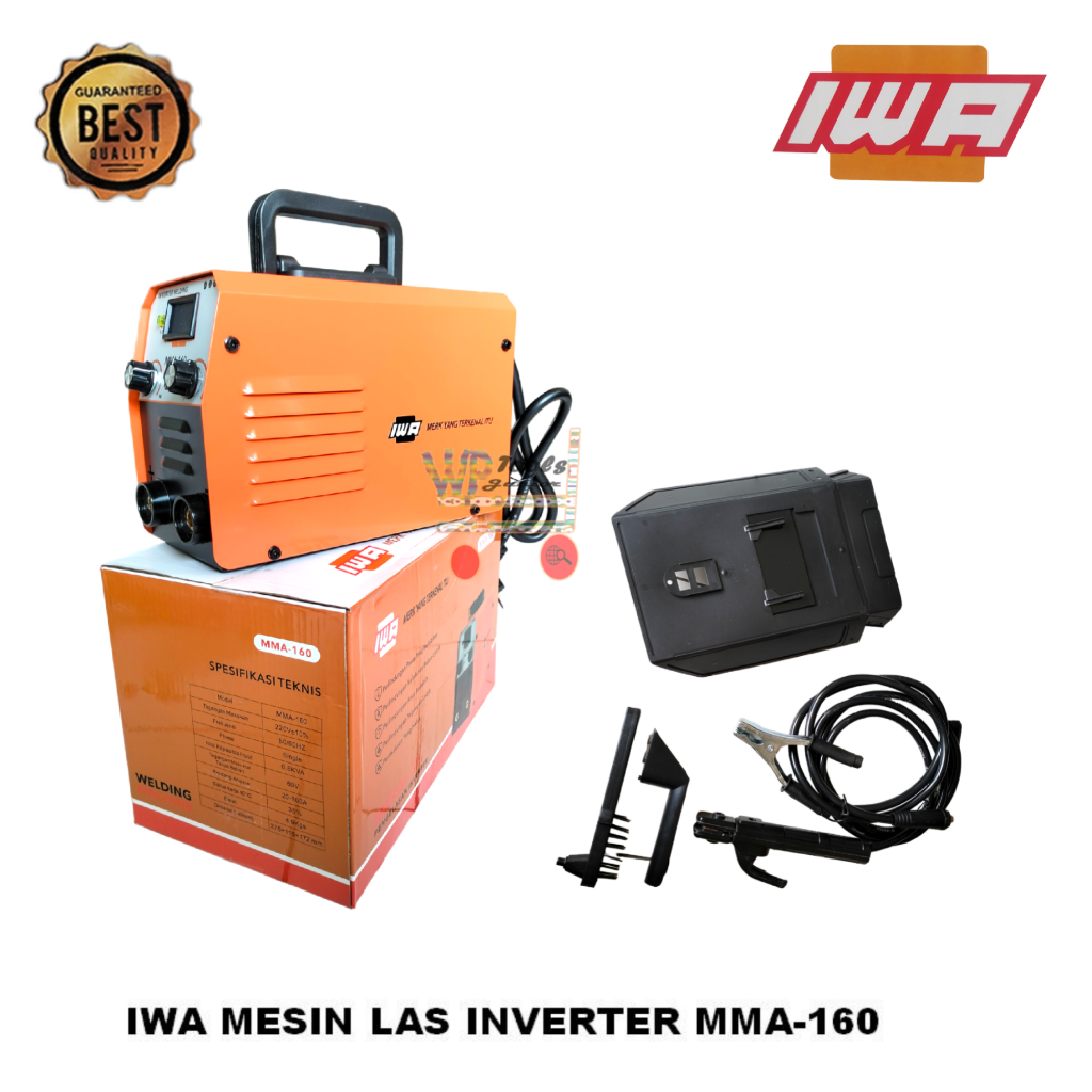 IWA Mesin Las Inverter MMA-160 mesin las listrik MMA 160A Mesin Las Mini Mesin Trafo Las Welding