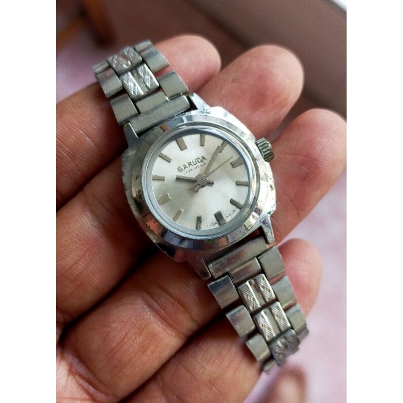 Jam Tangan Garuda 17 Jewels Manual Winding Swiss Vintage Ladies Series