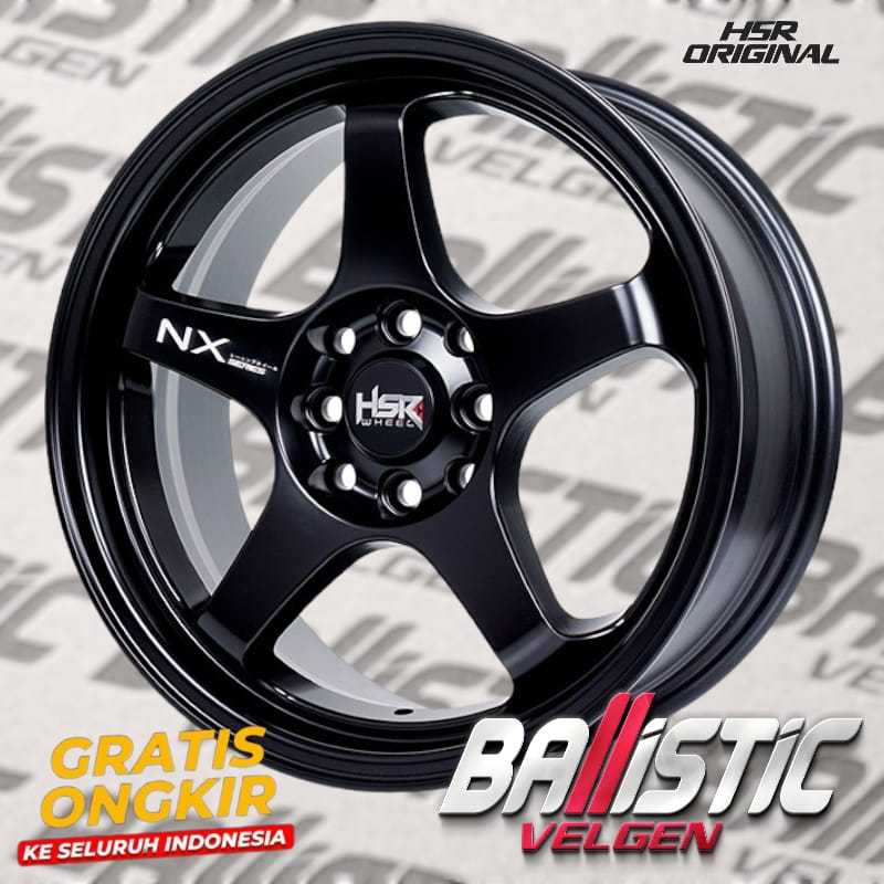 Velg Racing Mobil Model Palang 5 Ring 16 Lubang Baut 4 Velg Variasi HSR Wheel Type KAILOLO Original