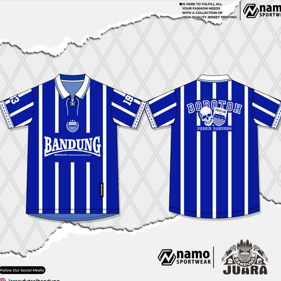 JERSEY VINTAGE PERSIB BANDUNG CHAMPION