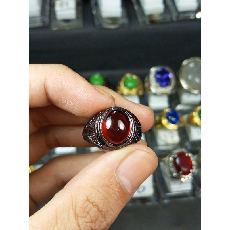 batu akik merah siam