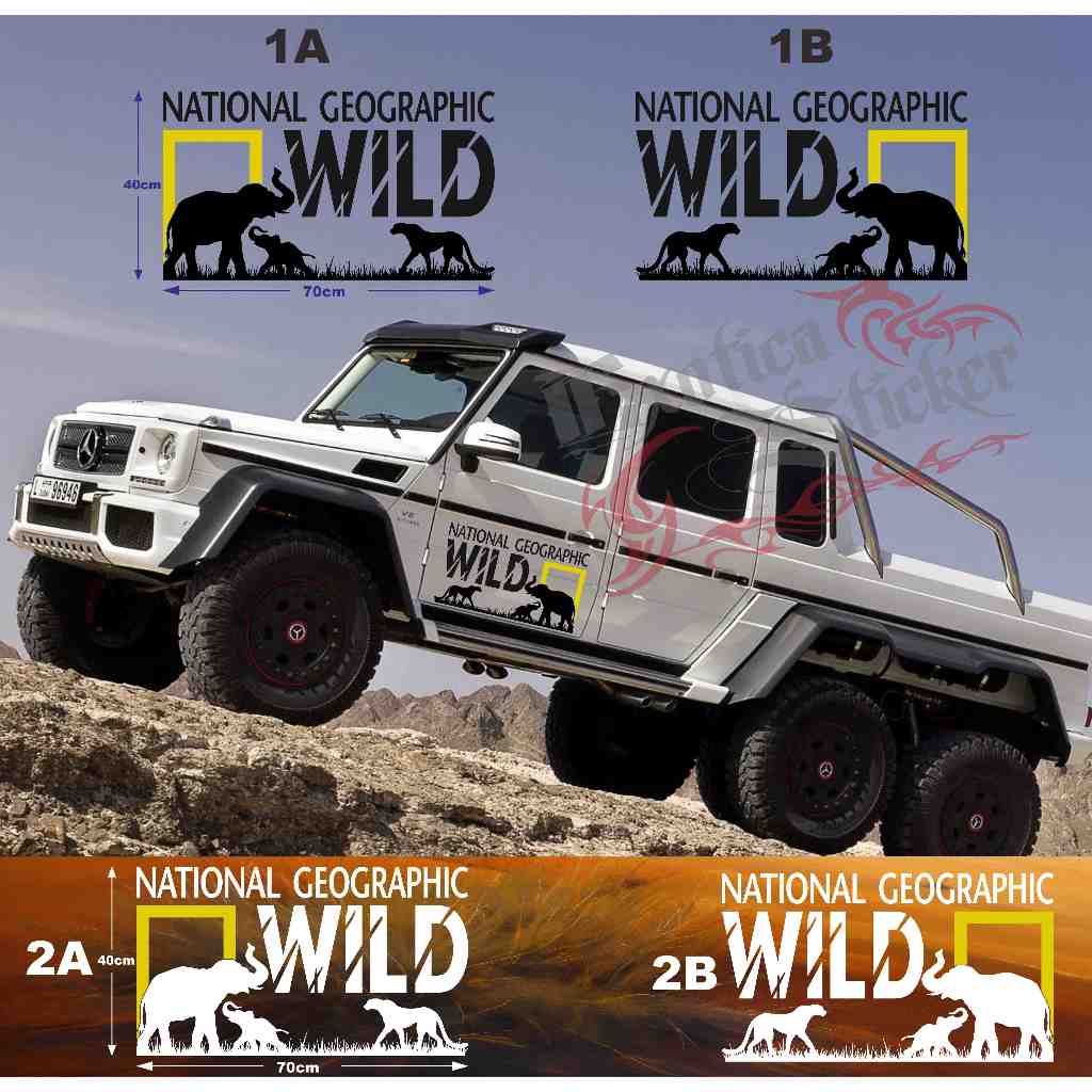 nat geo wild cutting sticker 70cm