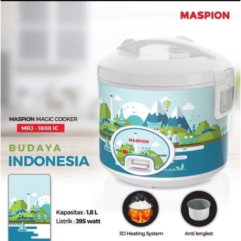 magic cooker penanak nasi Maspion rice cooker maspion