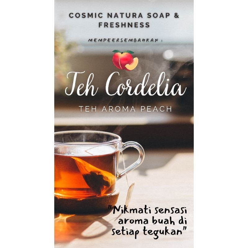 

TEH CELUP COIRDELIA -Teh Aroma Buah Peach-