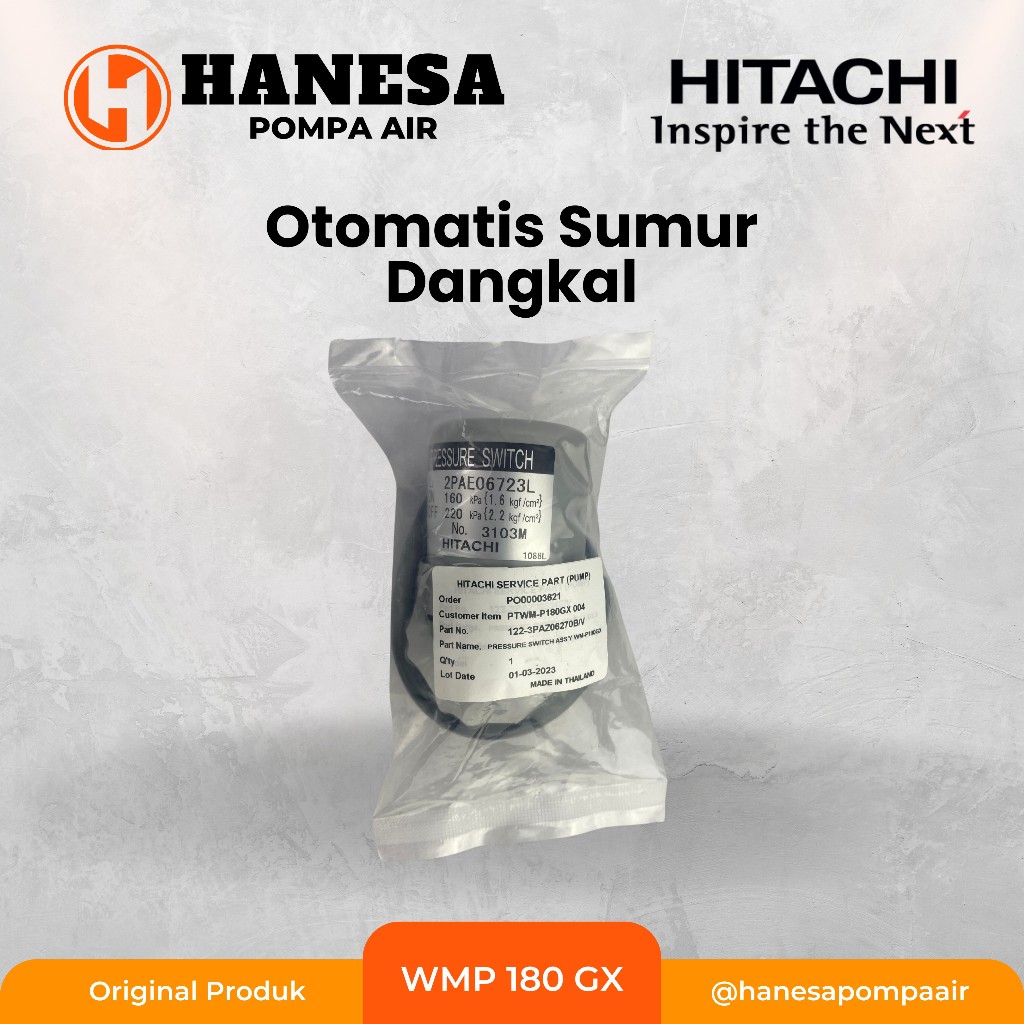 Otomatis Hitachi (Pressure Switch)