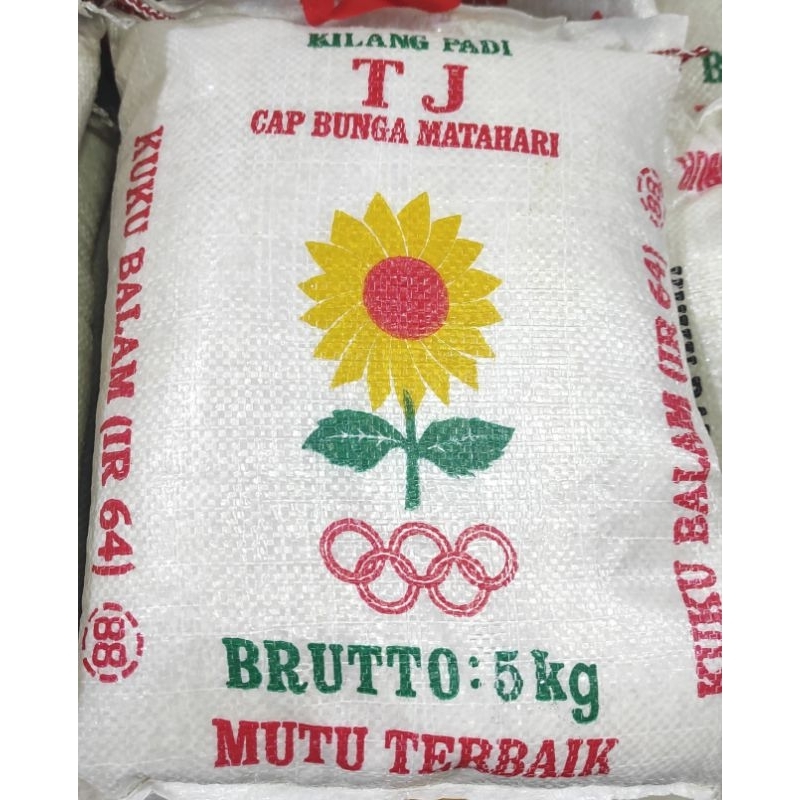 

Beras TJ kuku balam cap Bunga matahari 5 kg