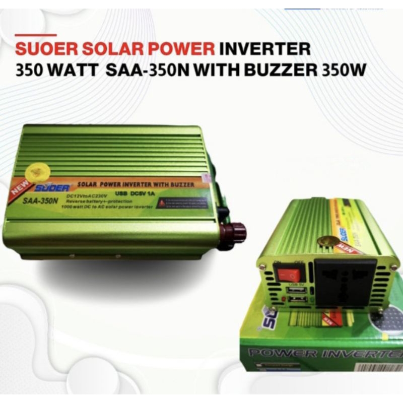 Inverter DC to AC 350 watt SUOER SAA-350 N