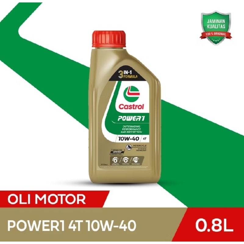 Oli castrol power 1 10W-40 800ml ori CASTROL