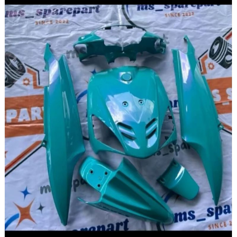 COVER FULL BODY HALUS MIO SPORTY WARNA HIJAU TOSCA
