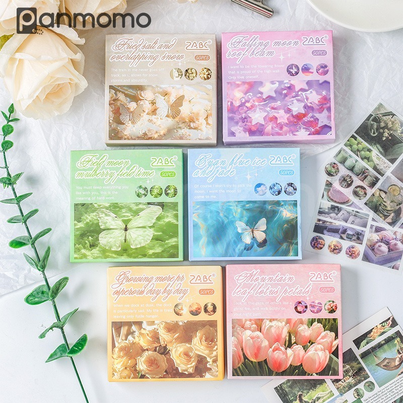 

Stiker Motif Pemandangan - Floating White Deco Stickers Collection Box Set