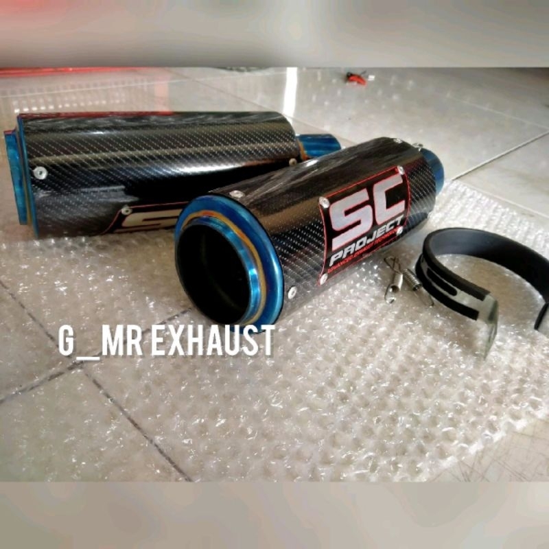 slincer knalpot sc project knalpot sc project ninja250 cbr250 cbr150r knalpot r15 v2 r15v3