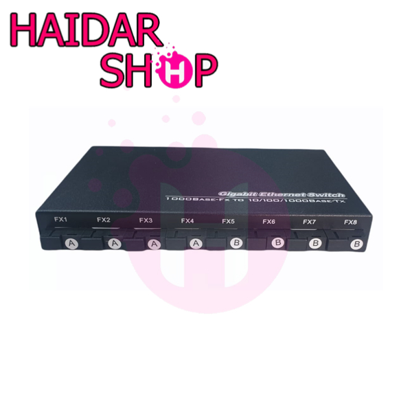 Media Converter 8 Port FO 2 Port Gigabit LAN/ 8 FO 2 Gigabit LAN