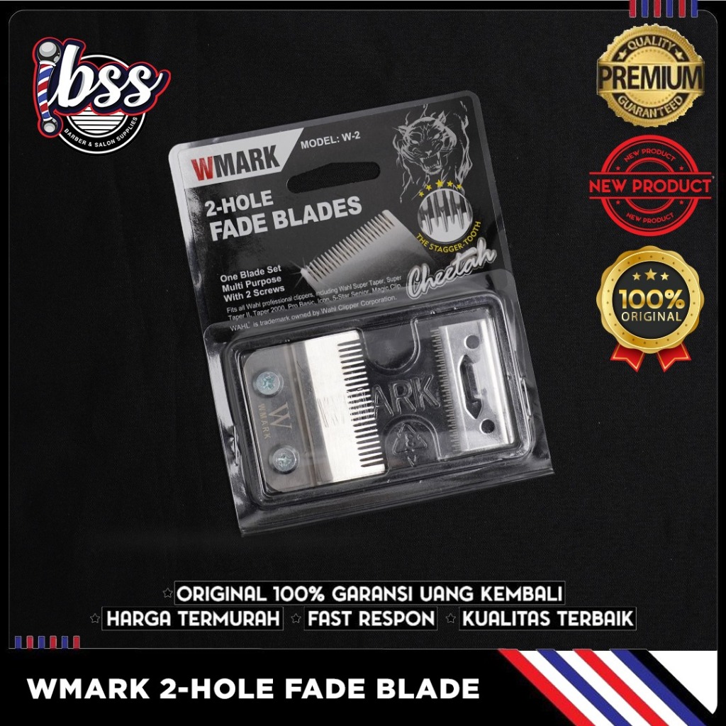 Wmark W 2 Fade Blade Set / Mata Pisau Wmark / Blade Clipper / Wmark Original / Ibss /