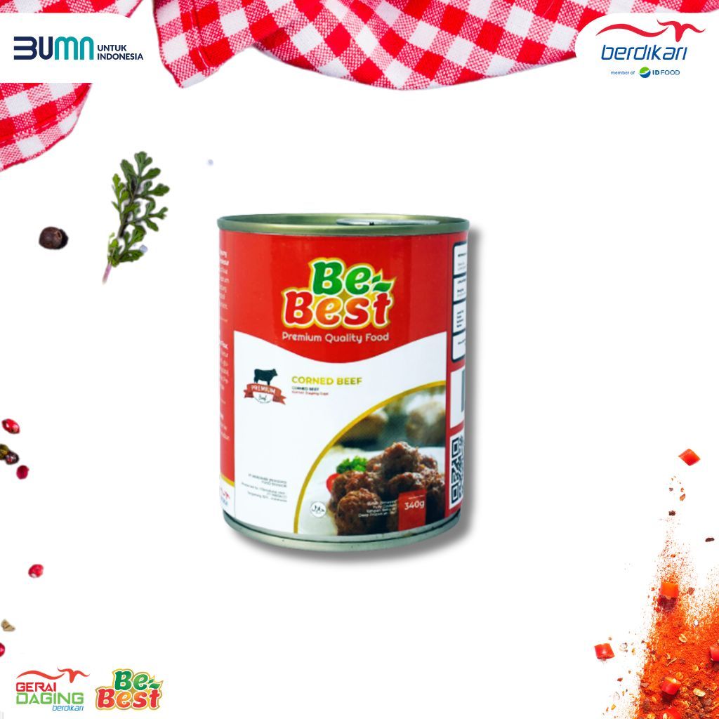 

Gerai Daging Berdikari – Kornet Sapi BeBest 340gr