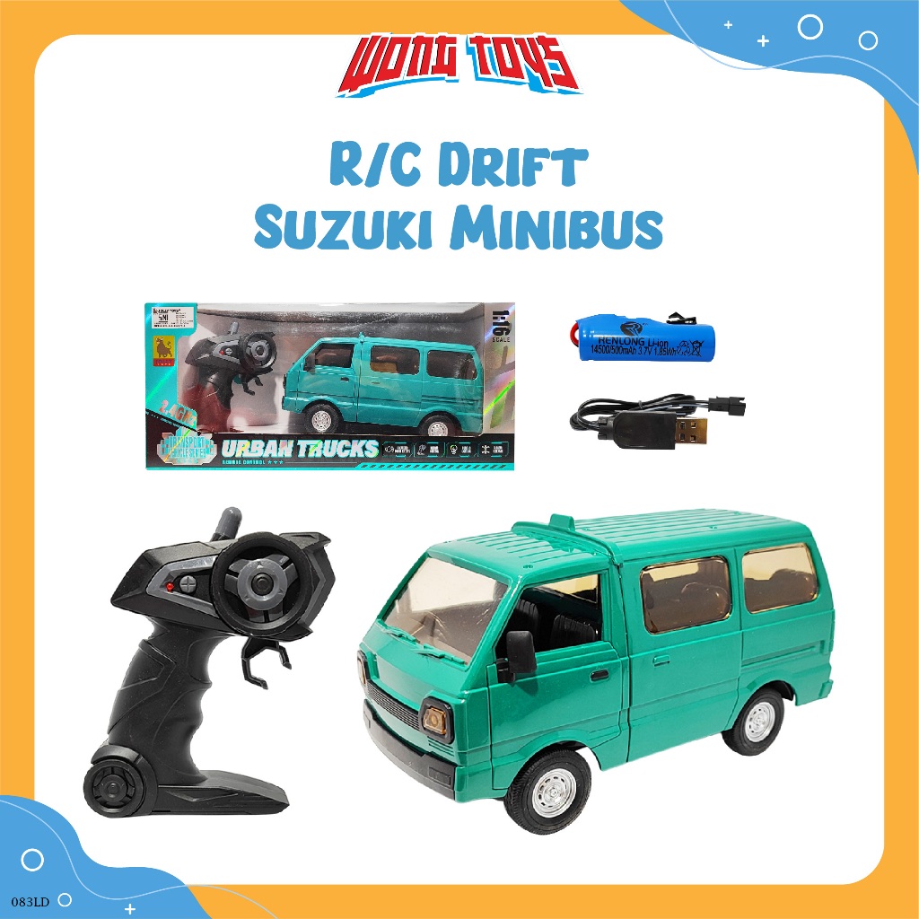 R/C Drift Minibus (083LD) - Mainan Mobilan RC Minibus Angkot Urban Trucks