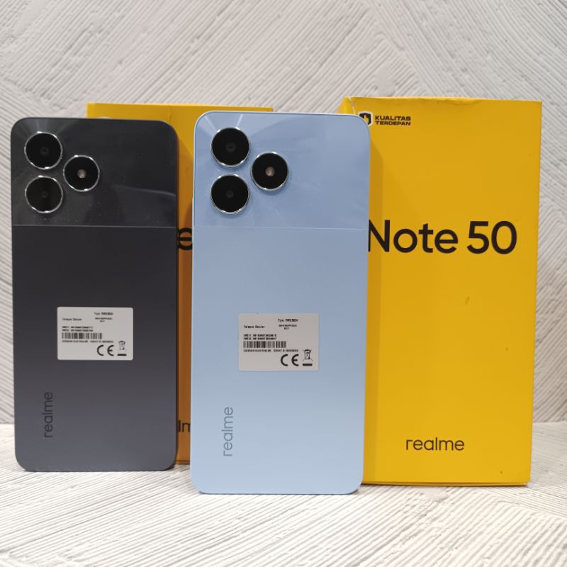 Realme Note 50 3/64gb 4/64gb 4/128gb Handphone Second Bekas Fullset
