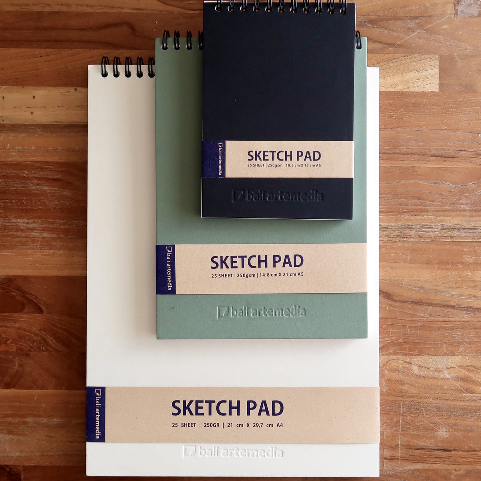 

7uLaris Sketch Pad Bali Artemedia A6 A5 A4 Sketchbook Drawing Pad Spiral Q5