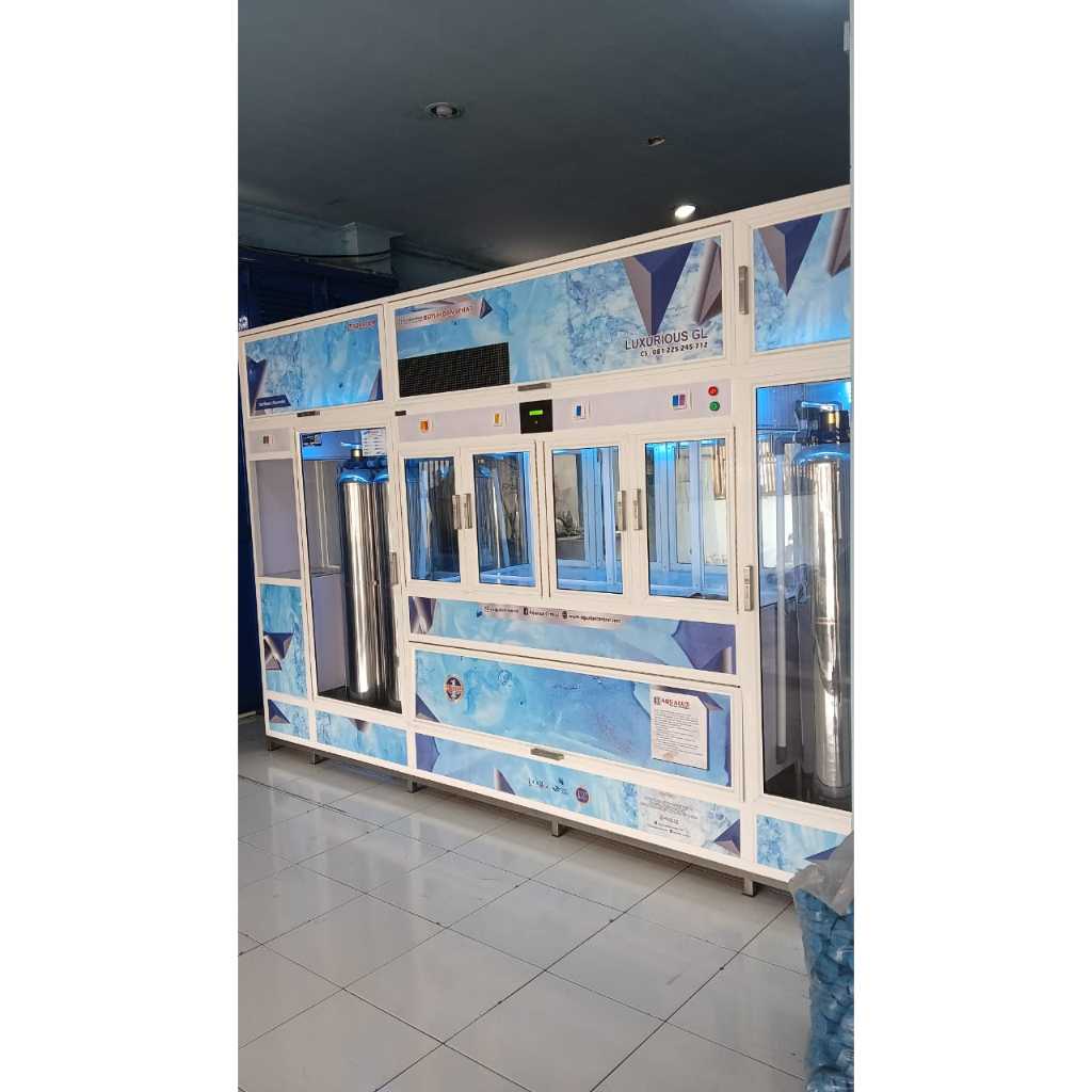 Mesin Depot Air Isi Ulang Galon Aqualux 4 Pengisian Air Galon