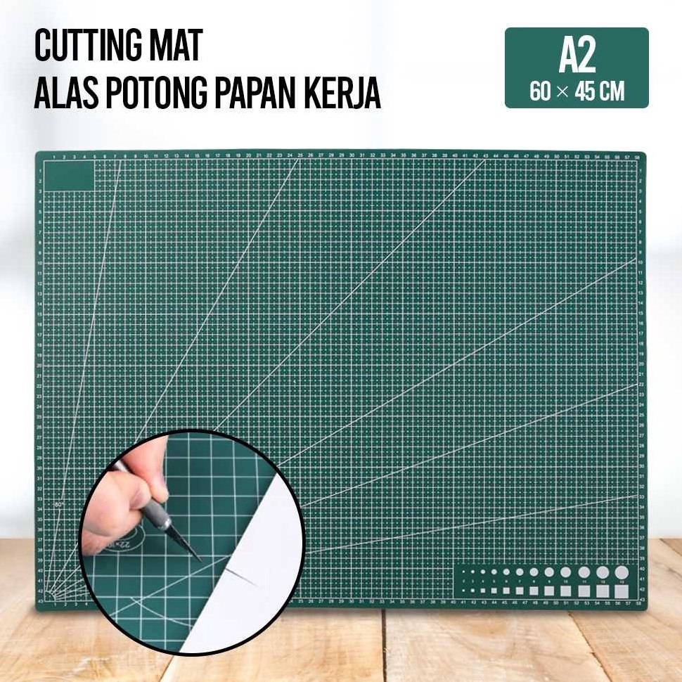 

QJH Working Pad Cutting Mat Alas Potong Papan Kerja A2 6 x 45 cm QJ3 g N4Y3