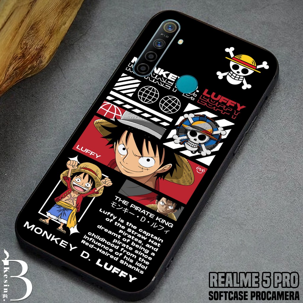 Case Realme 5 Pro - Casing Hp Realme 5 Pro Motif ONE PIECE - Silikon Hp Realme 5 Pro - Kesing Hp Rea
