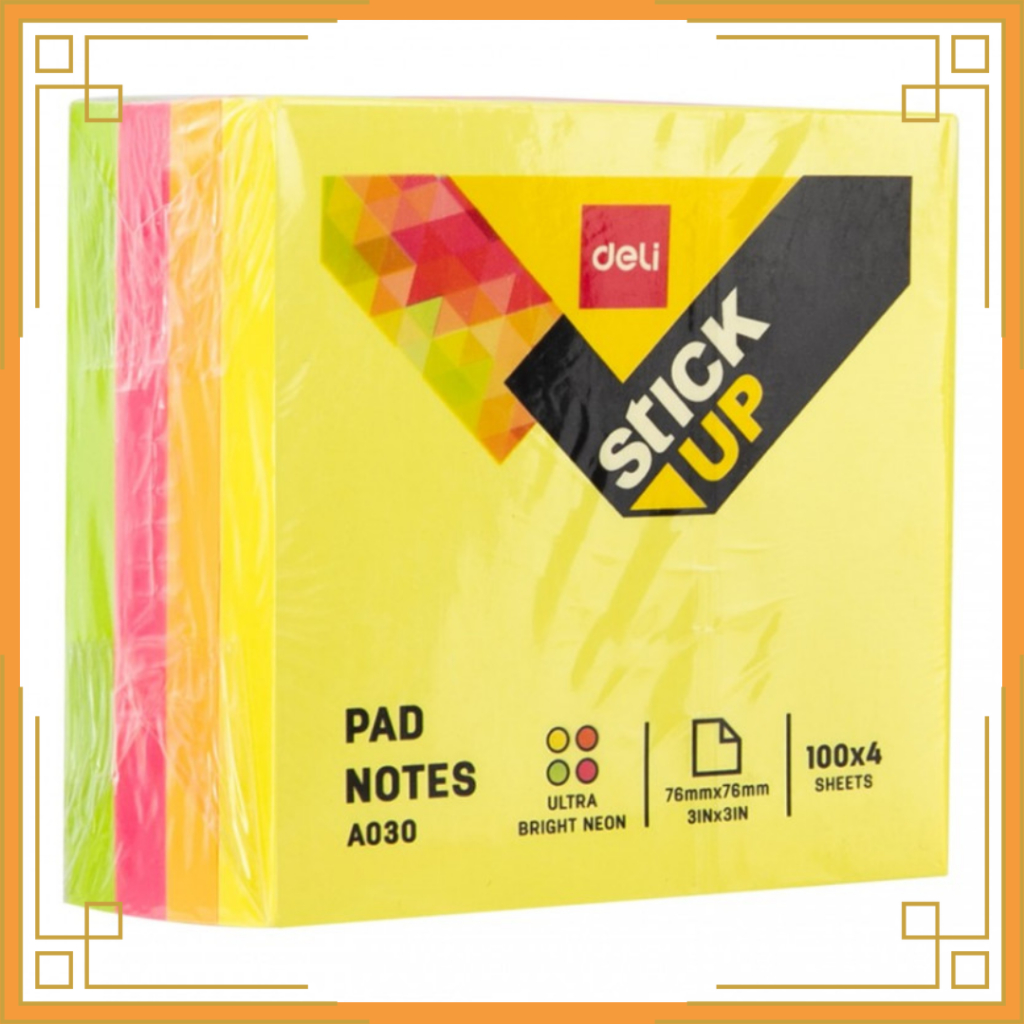 

DELI Pad Notes neon A03003 4 warna