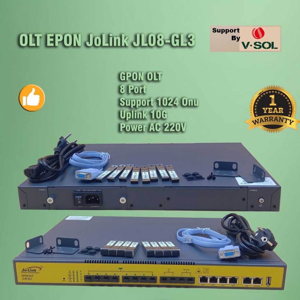 OLT GPON JOLink JL08-GL3 by Vsol - 3 varian