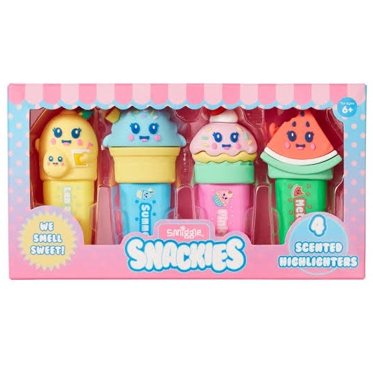 

Smiggle Snackies Hey Scented Highlighters Marker e F3I6