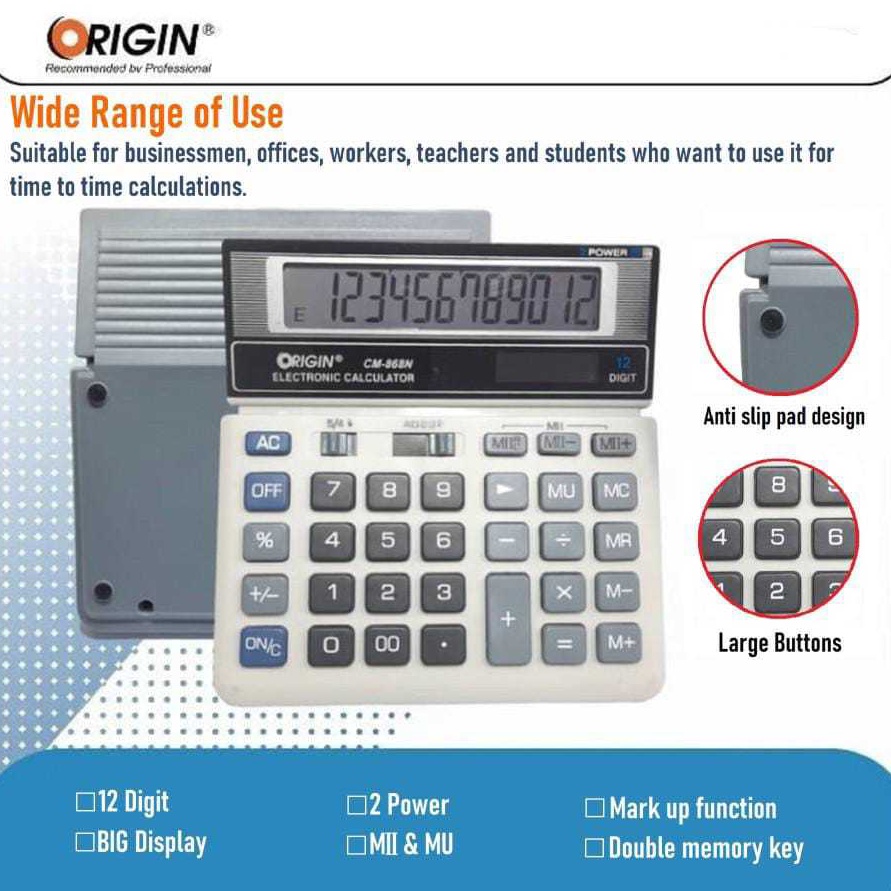 

Origin Calculator CM 868N x U2X2
