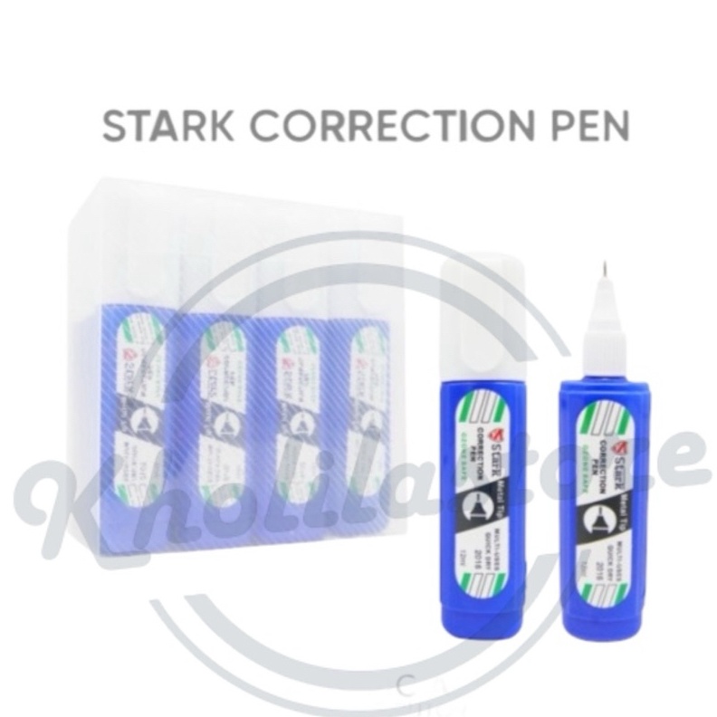 

12 pcs Correction Pen Fluid Tip Ex Stark Mata Besi t J6G9