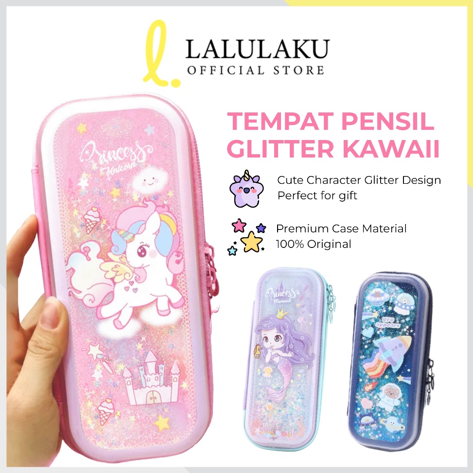 

Tempat Pensil Anak Sekolah Glitter Korea Kawaii Kotak Pensil Unik Mermaid Unicorn Kado Ulang Tahun l P6D6