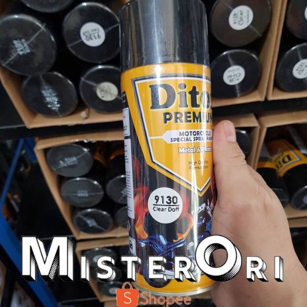 

913 Clear Doff Diton Premium cat semprot 4cc f U4X5