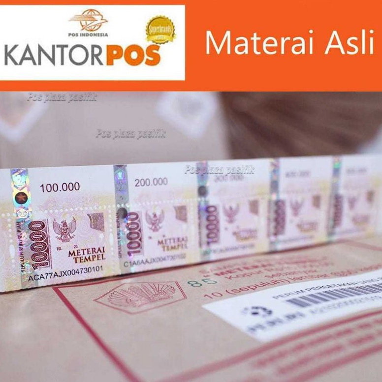 

Materai 1 Asli Pos Indonesia Meterai Matrai Perangko 1 pcs l U6X3