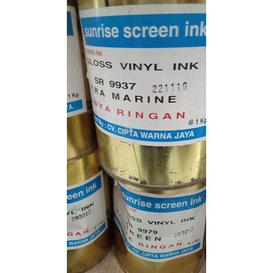 

Tinta sablon kertas Sunrise1 kgtinta mataram l Q3V4