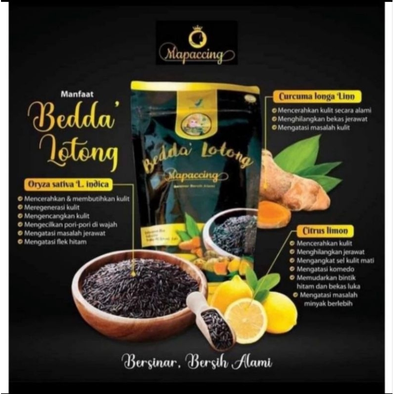 [BPOM] 250GR BEDDA LOTONG MAPACCING
