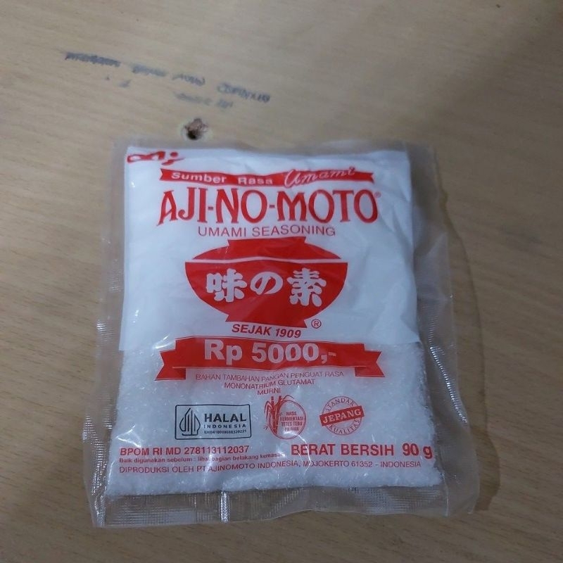 

ajinomoto penyedap rasa masakan kemasan 90gram...