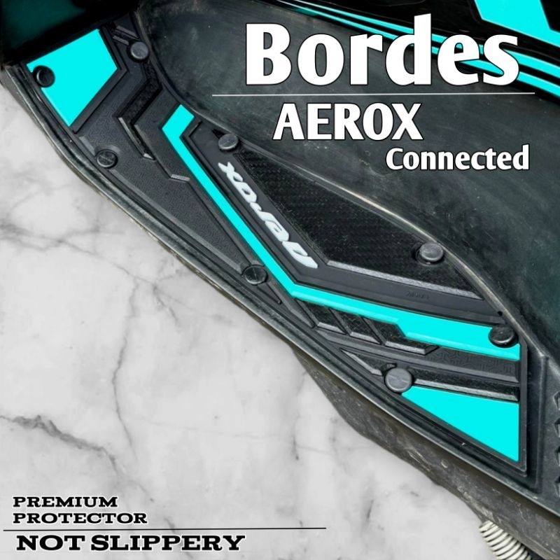 Karpet Motor Aerox 155 Connected Aksesoris Motor Bahan Karet