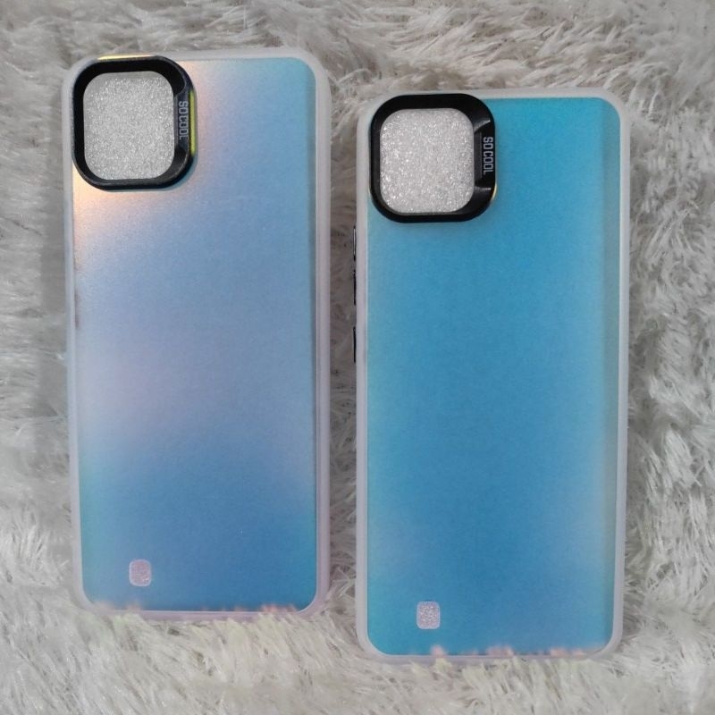 Softcase Casing REALME C20/C11 2021 Case Silikon Hybrid IMD Glossy Hologram For REALME Bahan Bagus