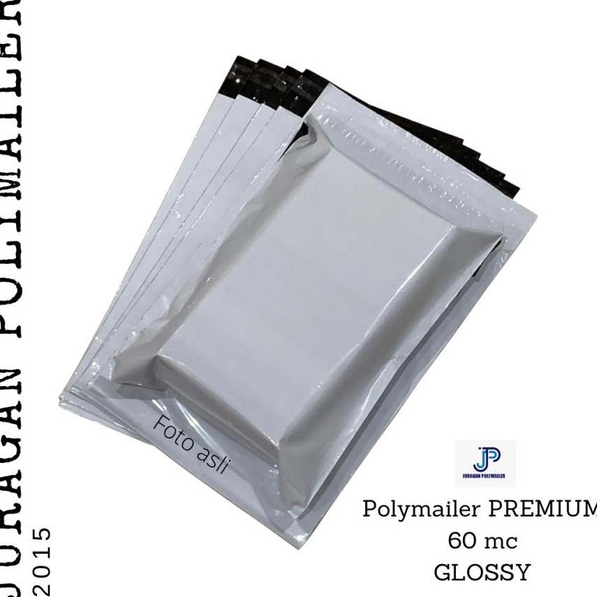 

Premium 32455cm White Polymailer Amplop Plastik 6mc 1pcs s EW3