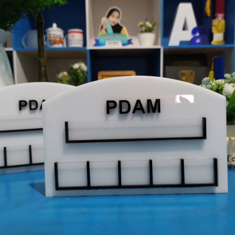 

Papan PDAM Bahan akrilik Ukuran 2 x 13 cm f Z5U2