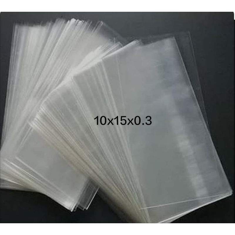 

Plastik Opp Bening Kaca uk.10x15 lembaran @100gr