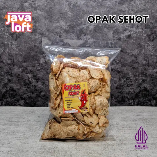 

Opak Sehot Salsa Snack Cemilan Olahan Keripik Singkong Eank Gurih Pedas