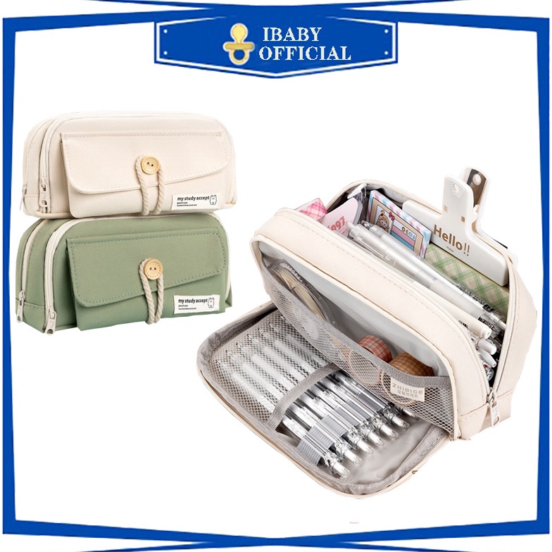 

Pencil Cases Large Capacity Pencil Bag Pouch Holder Box for Girls Office Student Stationery Organizer School Supplies t X5M9