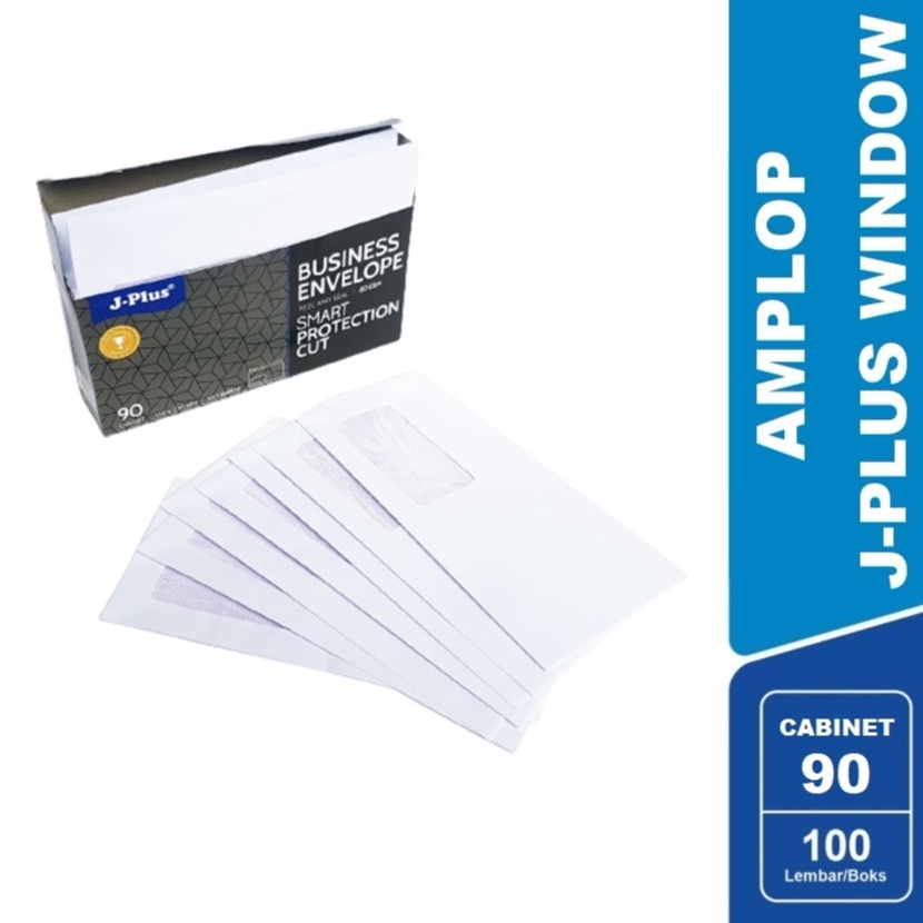 

Amplop Putih Window Jendela Kiri Jplus 9 Cabinet 8 Gsm isi 1 lembar f X6O4