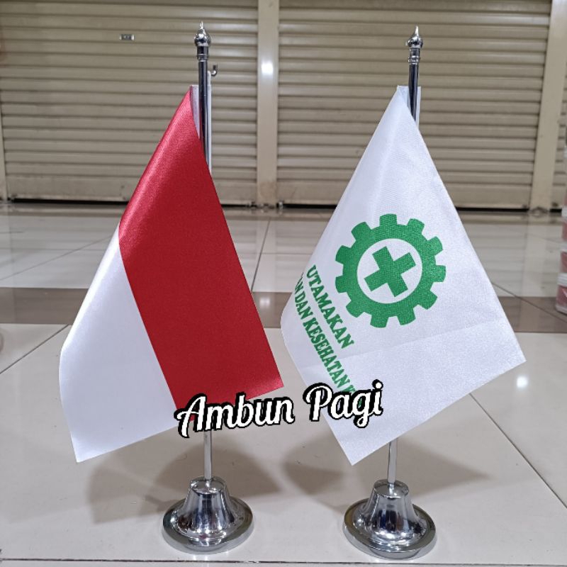 

best seller tiang stenlis meja+bendera K3+bendera Merah Putih