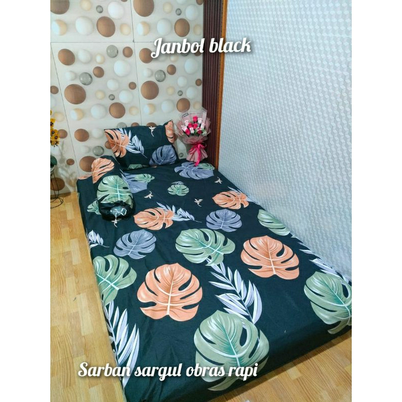 Sprei Seprei Seprai Motif Daun Janda Bolong Ukuran 120 160 180 200