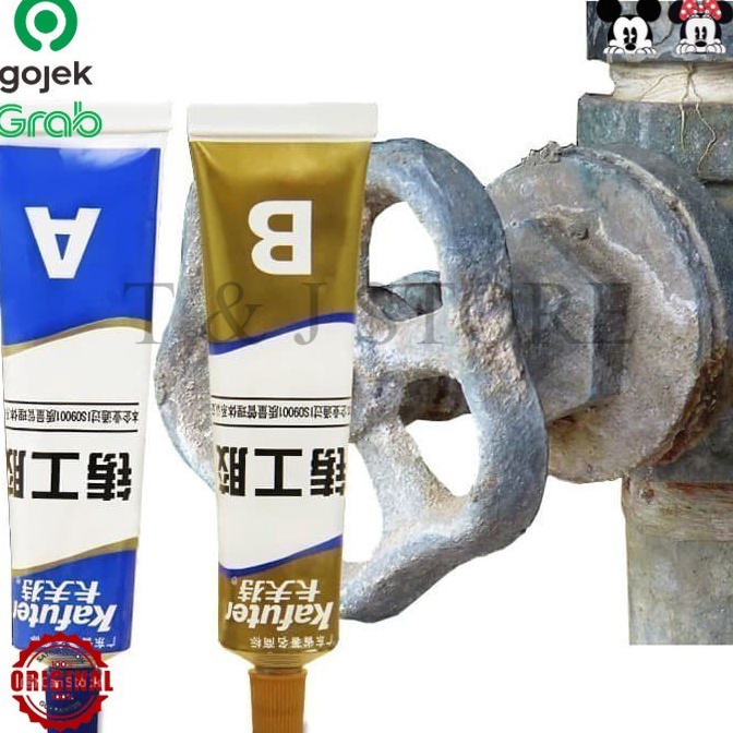 

Lem Besi Kafuter Epoxy Caster Glue Super Kuat AB Metal Anti Bocor TJ n C8S7