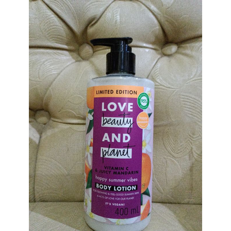 LOVE BEAUTY BODY LOTION VITAMIN C & JUICY MANDARIN 400 ML